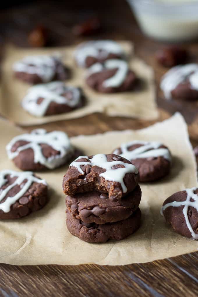 chocolate coconut butter no bake cookies-2