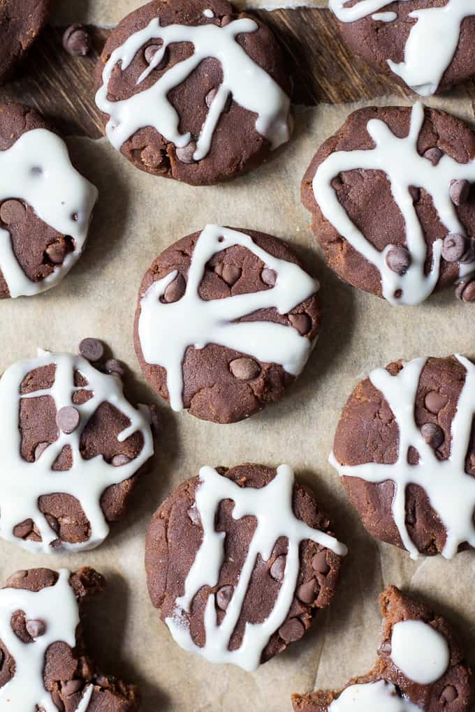 chocolate coconut butter no bake cookies-6