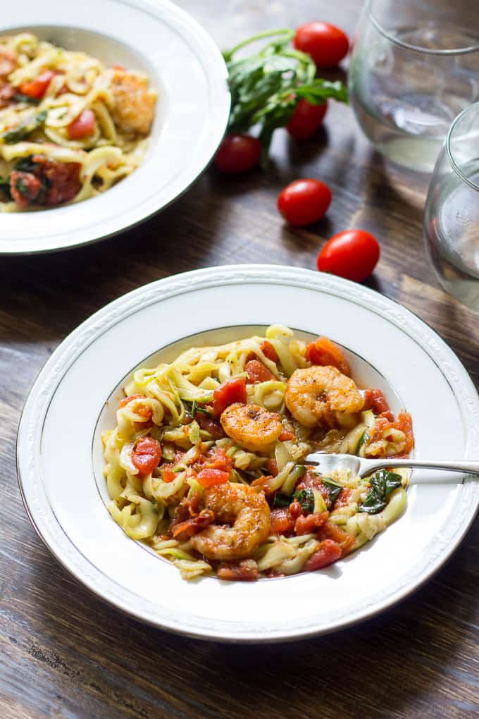 spicy shrimp pasta-14