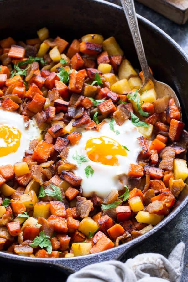 Apple Sweet Potato Hash