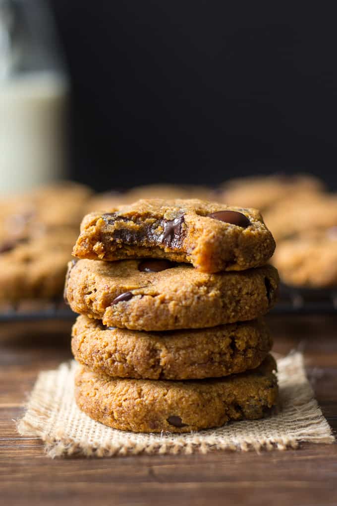 Paleo Pumpkin Chocolate Chip Cookies