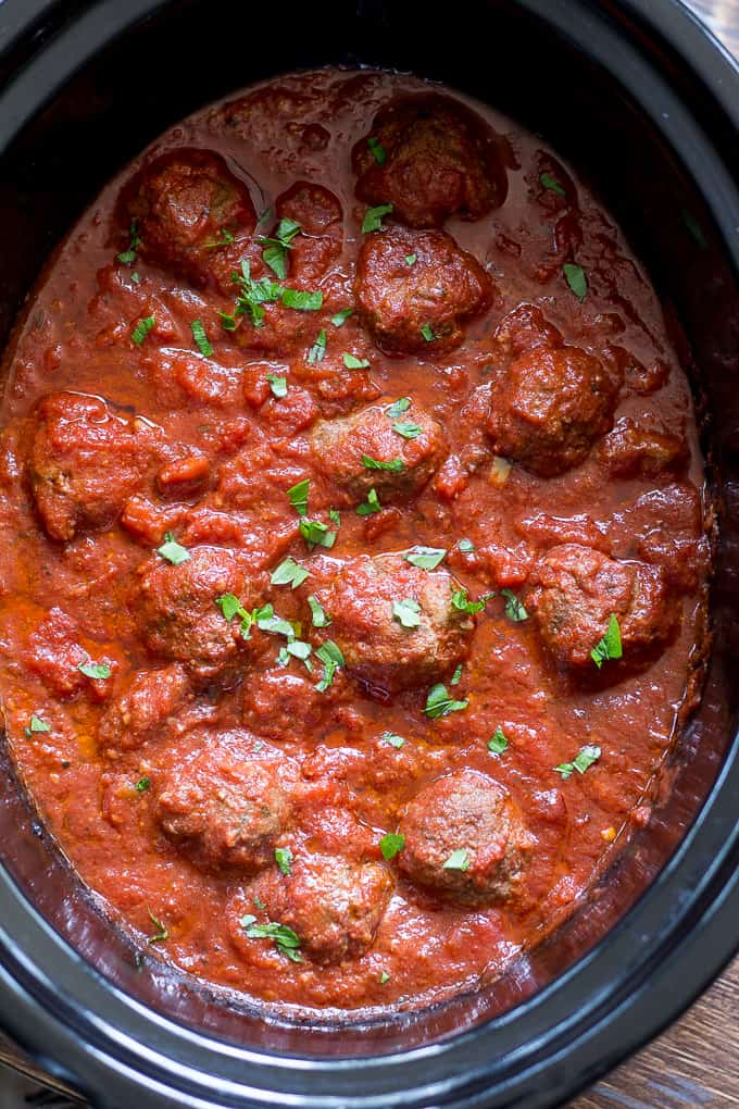 paleo meatballs crockpot