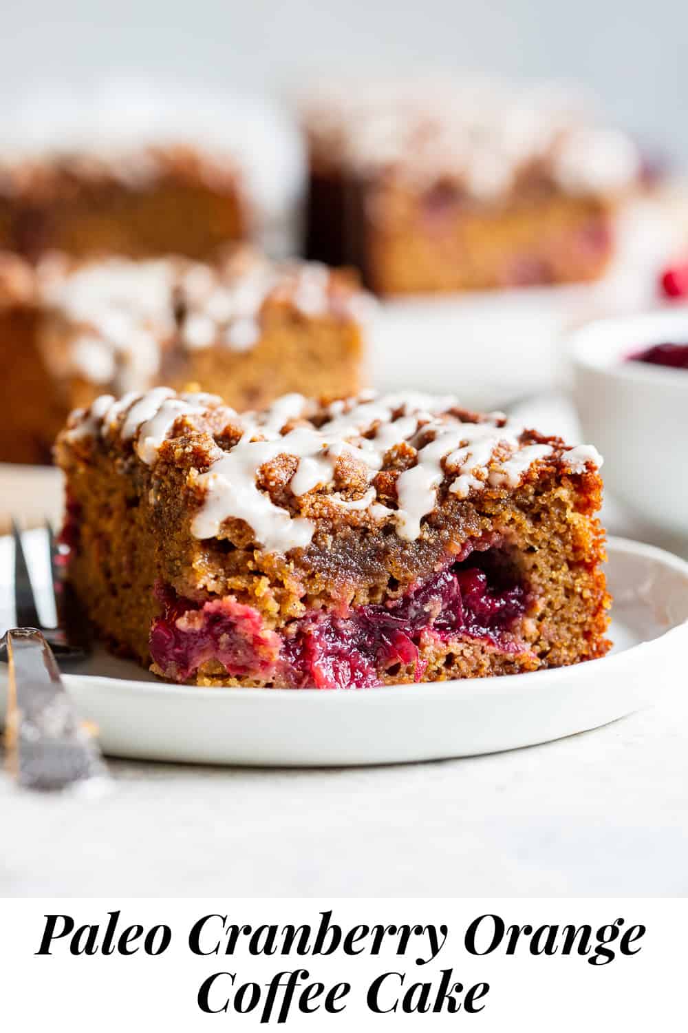 Paleo Cranberry Orange Coffee Cake - The Paleo Running Momma