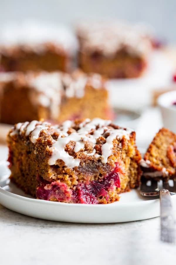 Paleo Cranberry Orange Coffee Cake - The Paleo Running Momma