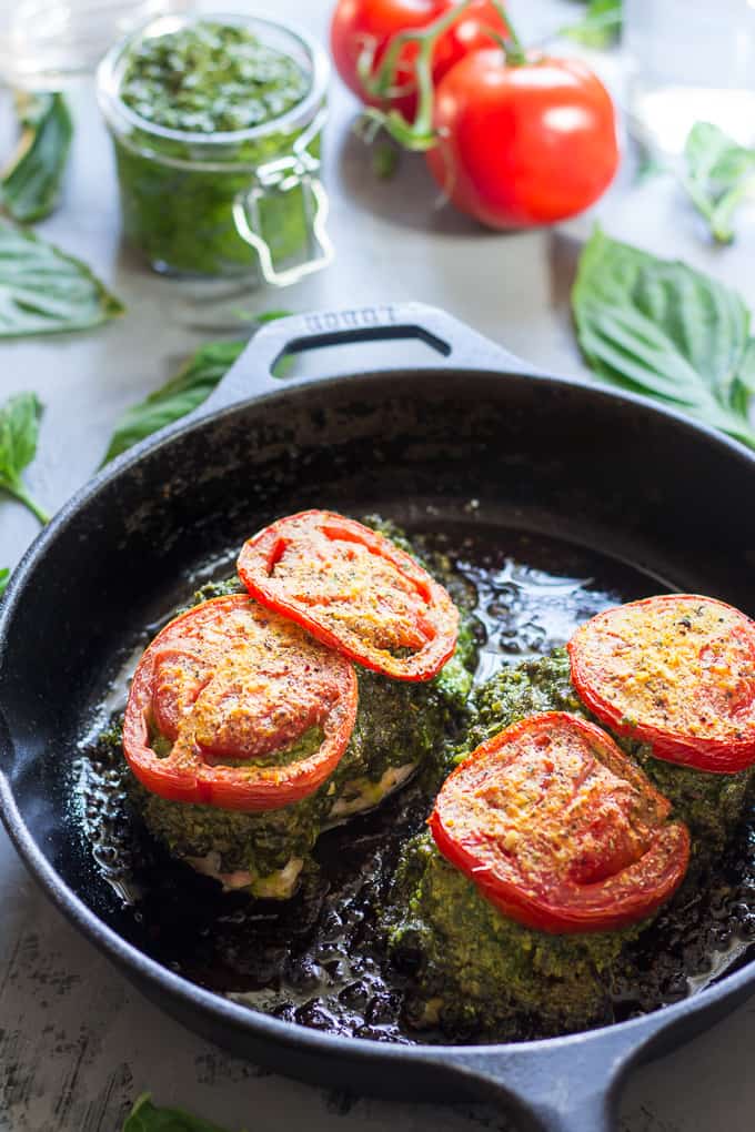 Easy Paleo Pesto Baked Chicken {Whole30} | The Paleo ...