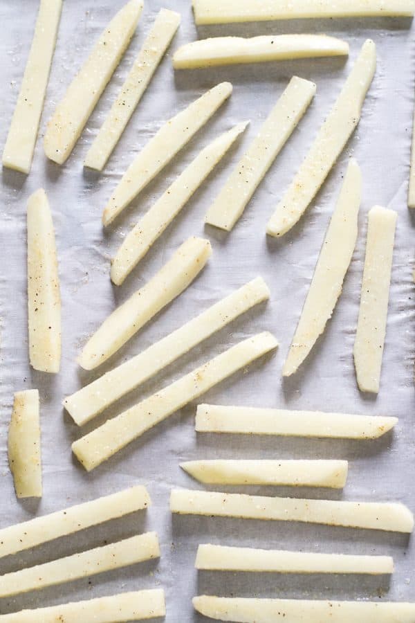 Baked French Fries with Chipotle Ranch Dip {Paleo & Whole30}