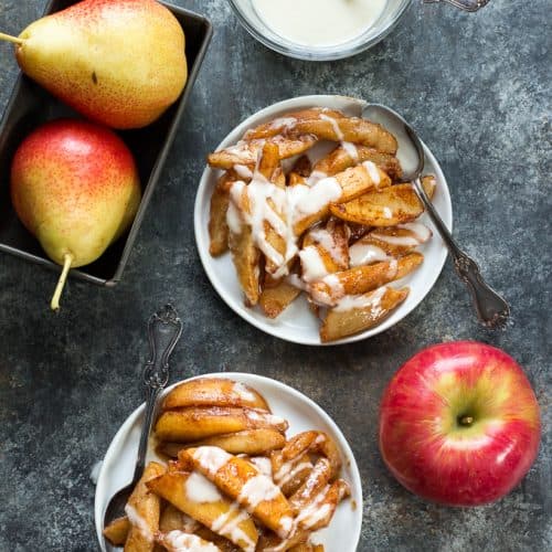 Sautéed Apples & Pears with Coconut Butter {Paleo, Vegan, Whole30}
