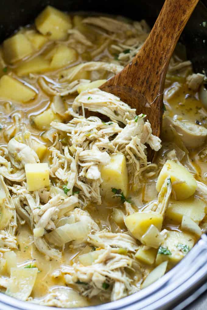 Easy Crockpot White Chicken Chili - Real Food Whole Life