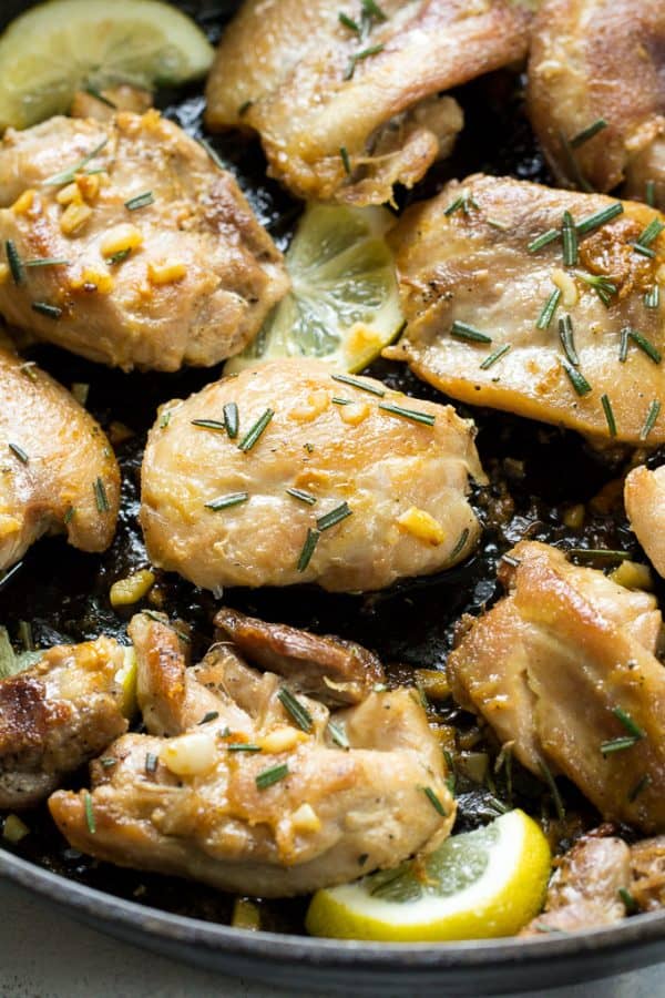 Garlic Lemon Chicken Thighs