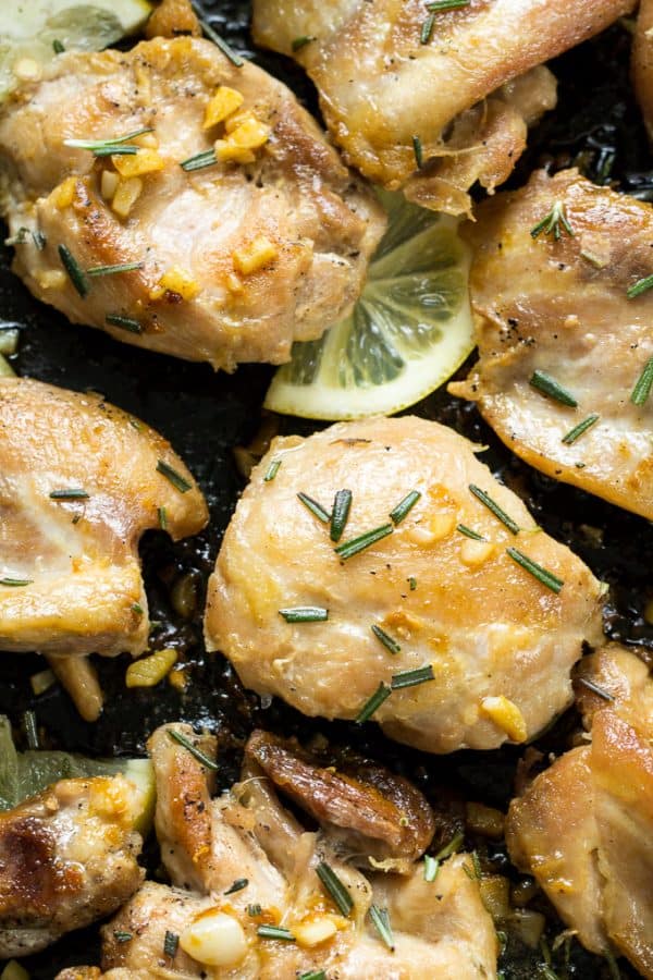 Easy Lemon Garlic Chicken Thighs {Paleo & Whole30} The Paleo Running