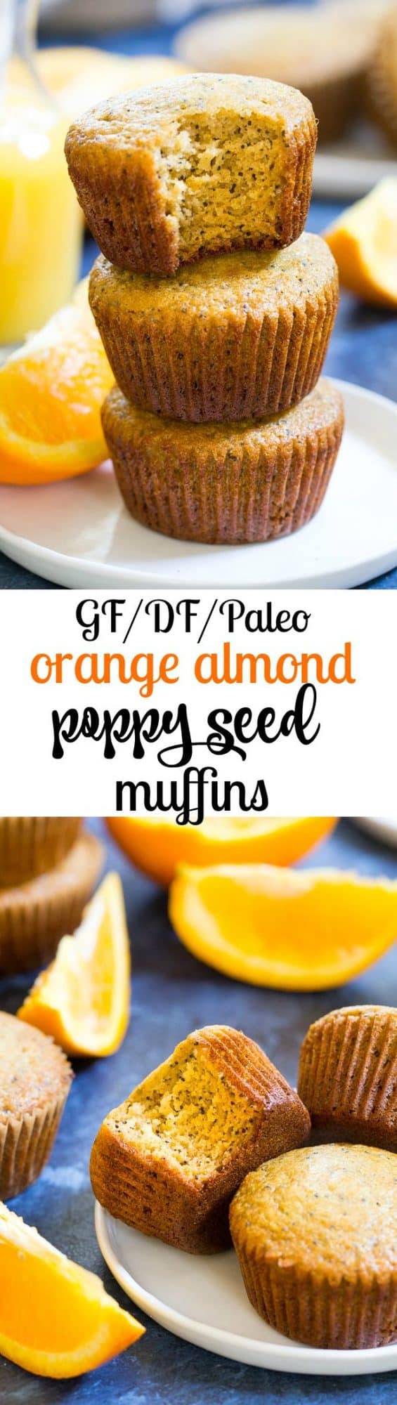 Orange Almond Poppy Seed Muffins {GF, Paleo} The Paleo Running Momma