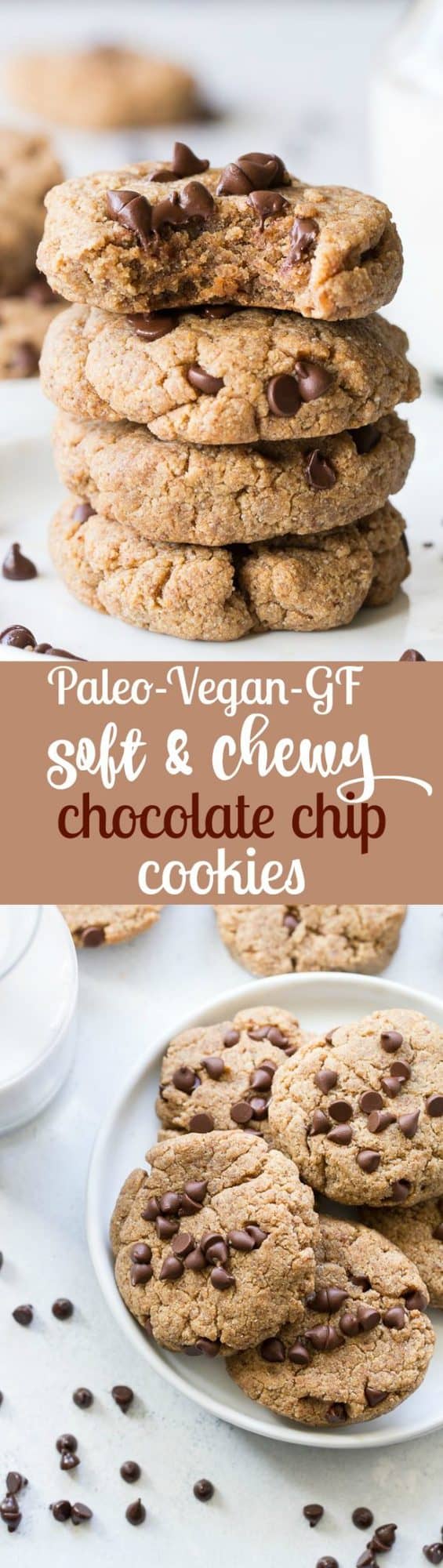 Soft Paleo & Vegan Chocolate Chip Cookies The Paleo Running Momma