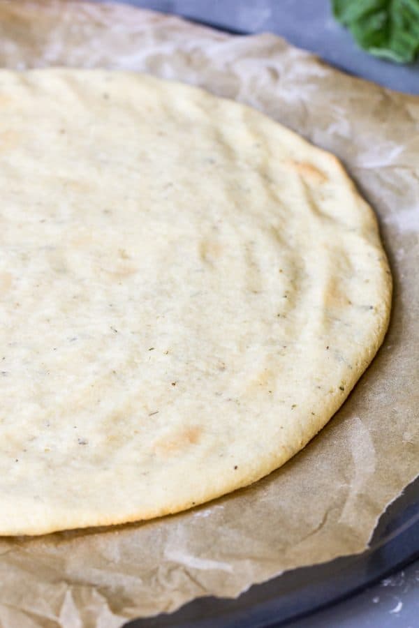 Quick and Easy Paleo Pizza Crust {Grain Free & Dairy Free}