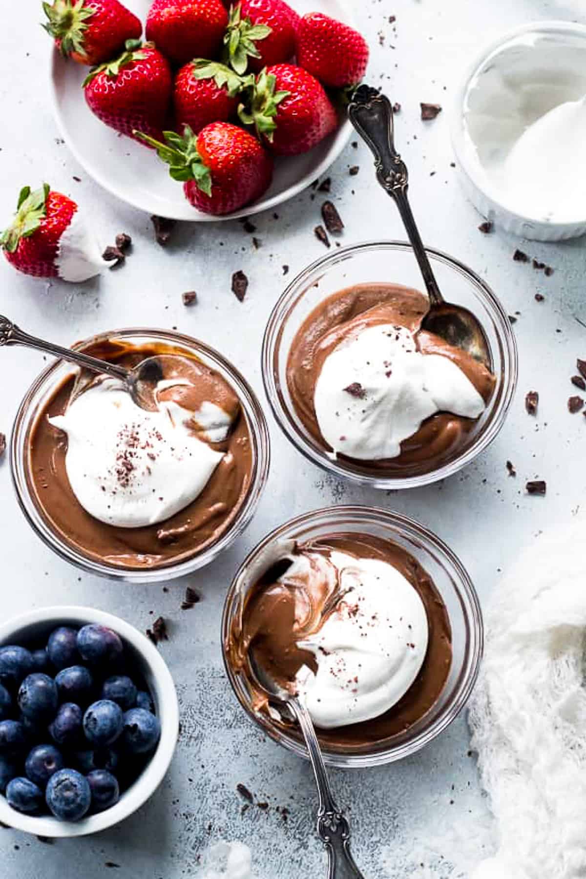healthy chocolate pudding