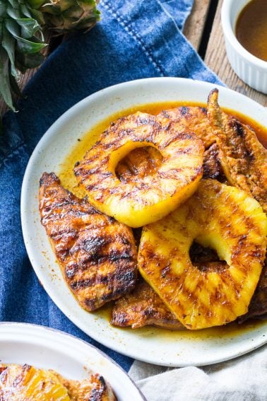Grilled Paleo Pineapple Chicken {Whole30 Option}