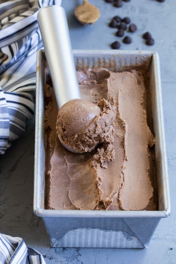 Chocolate Coconut Milk Ice Cream {NoChurn, Paleo, Vegan}