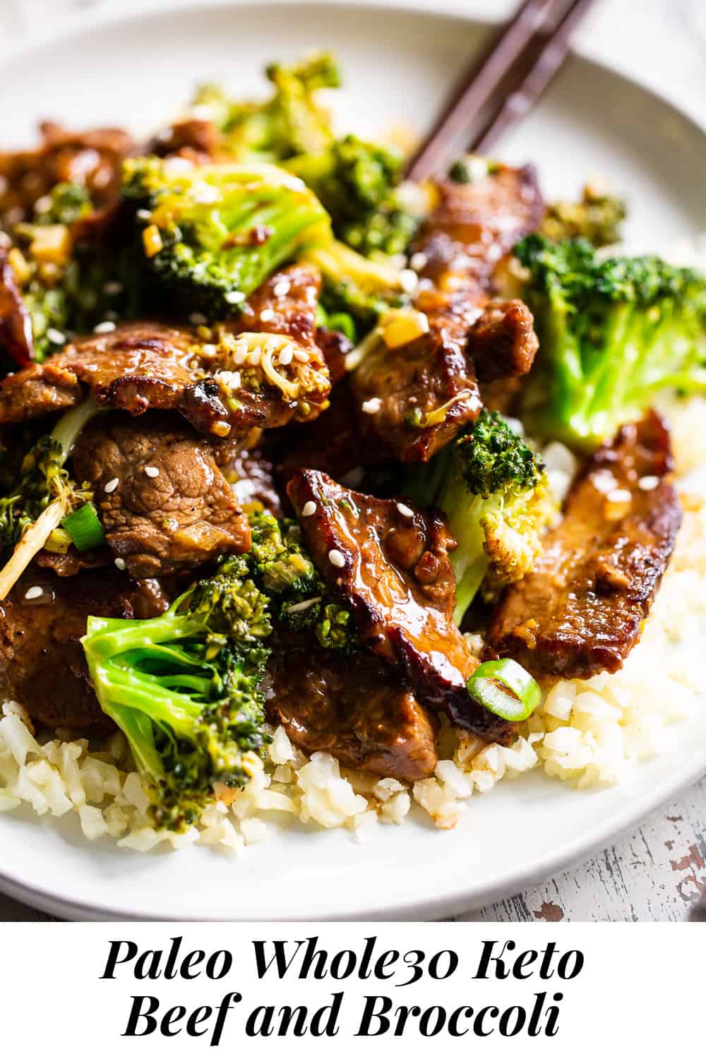 Paleo Beef and Broccoli Stir Fry {Whole30, Keto}