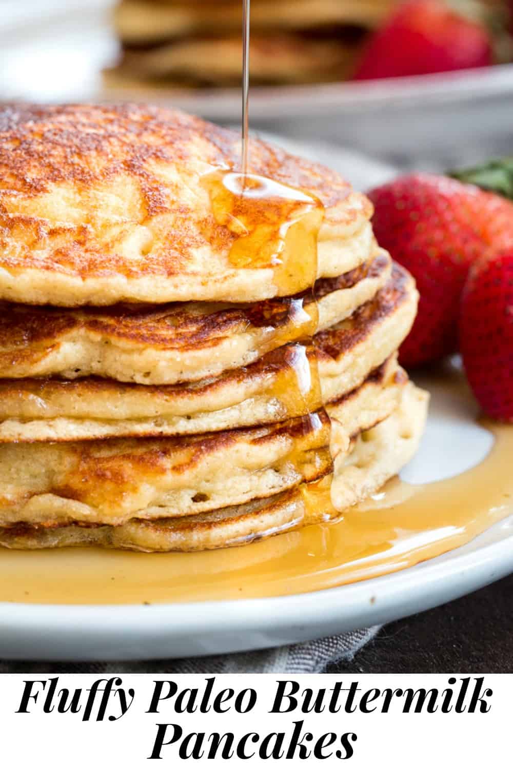Paleo Buttermilk Pancakes {Nut Free, Grain Free, Dairy Free}