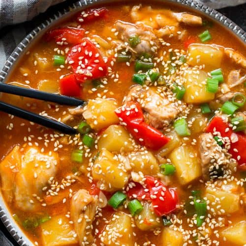 Sweet and Sour Chicken in the Instant Pot {Paleo, Whole30} The Paleo
