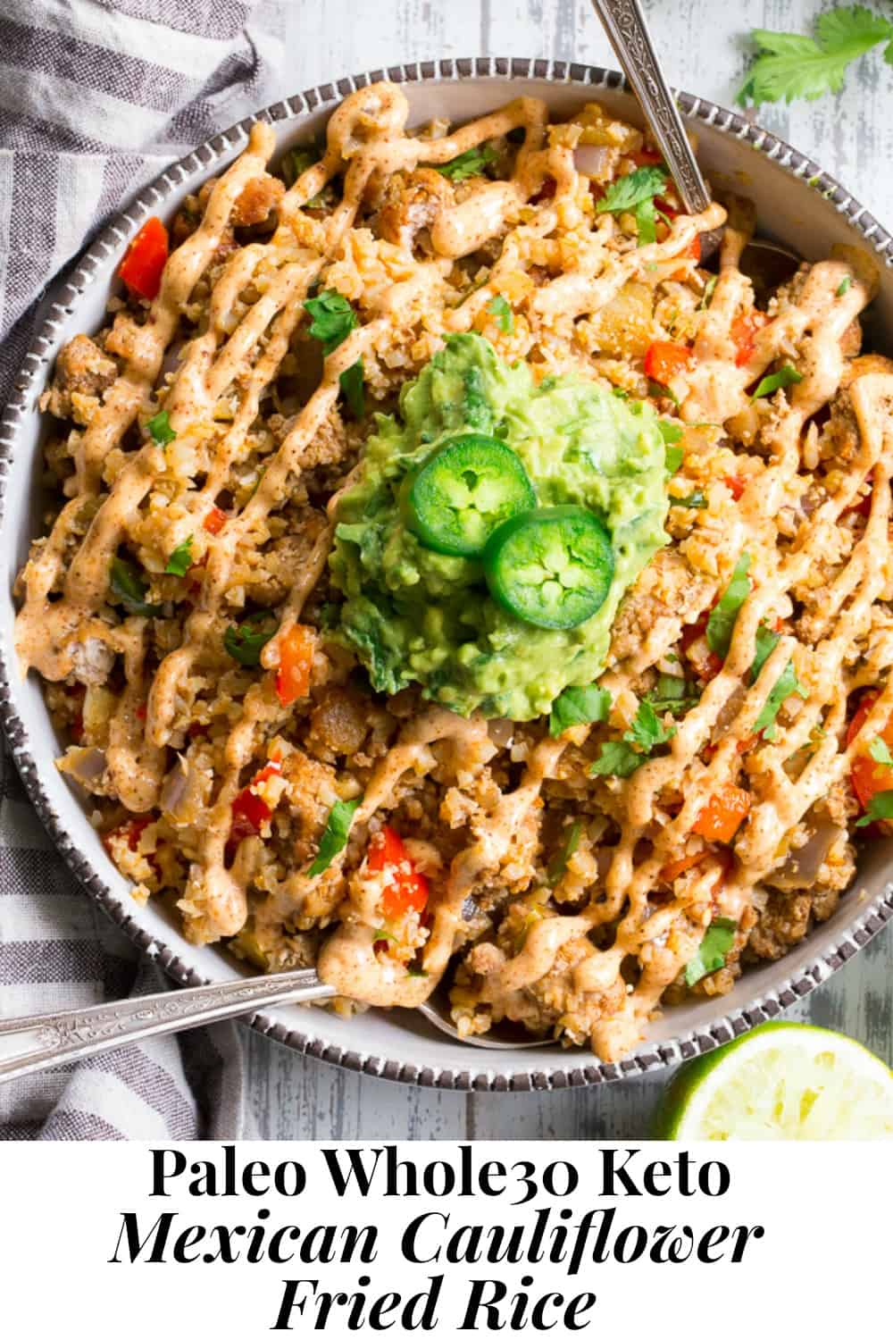 Mexican Cauliflower Fried Rice {Paleo, Whole30, Keto} - The Paleo Running  Momma