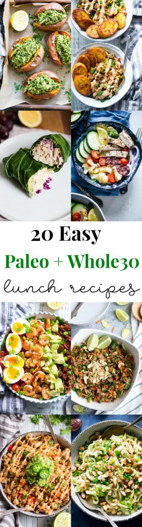 20 Easy Whole30 + Paleo Lunch Recipes - The Paleo Running Momma