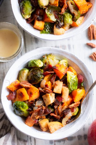 Harvest Hash with Bacon and Apple Vinaigrette {Paleo, Whole30}