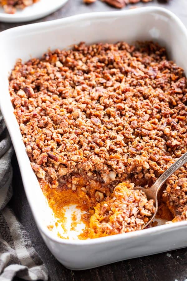 Paleo Sweet Potato Casserole {GF, DF} The Paleo Running Momma