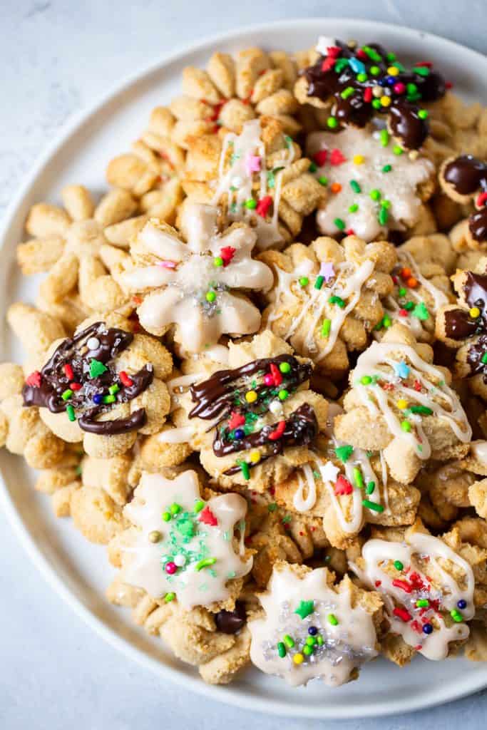 Spritz Cookies {Paleo, GlutenFree} The Paleo Running Momma