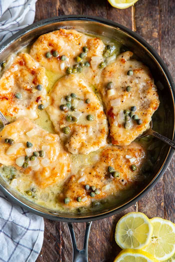 Lemon Chicken Piccata {Paleo, Whole30, Keto}