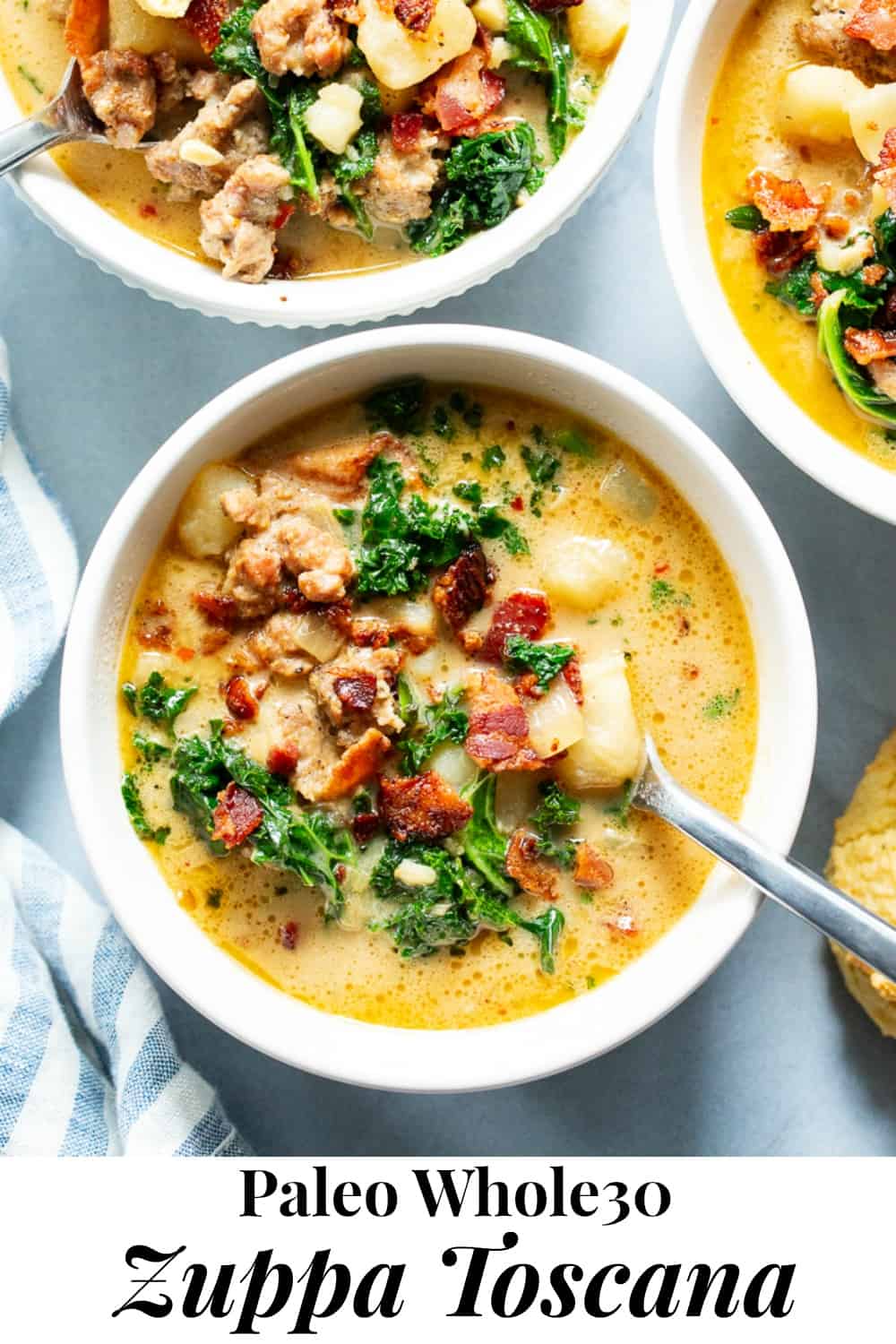 Zuppa Toscana {Paleo, Whole30, Keto Option}