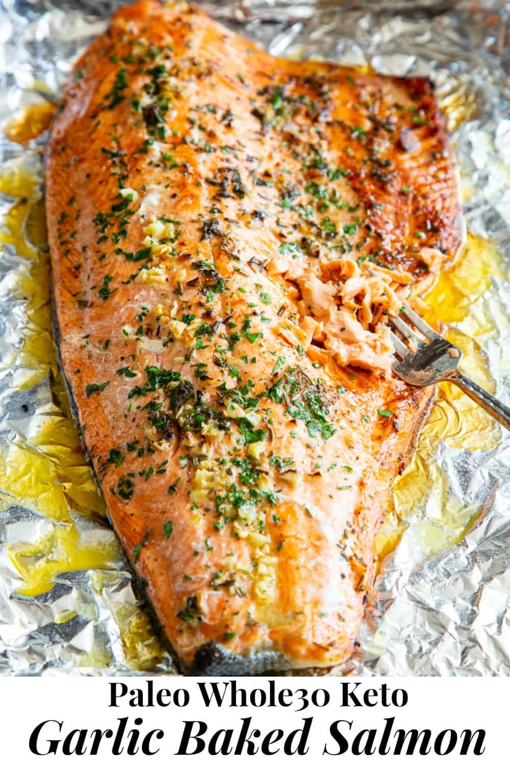 Baked Salmon In Foil With Garlic