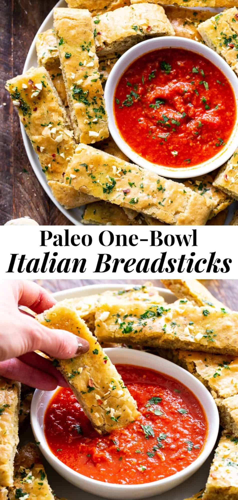 Paleo Breadsticks {OneBowl, GlutenFree, DairyFree}