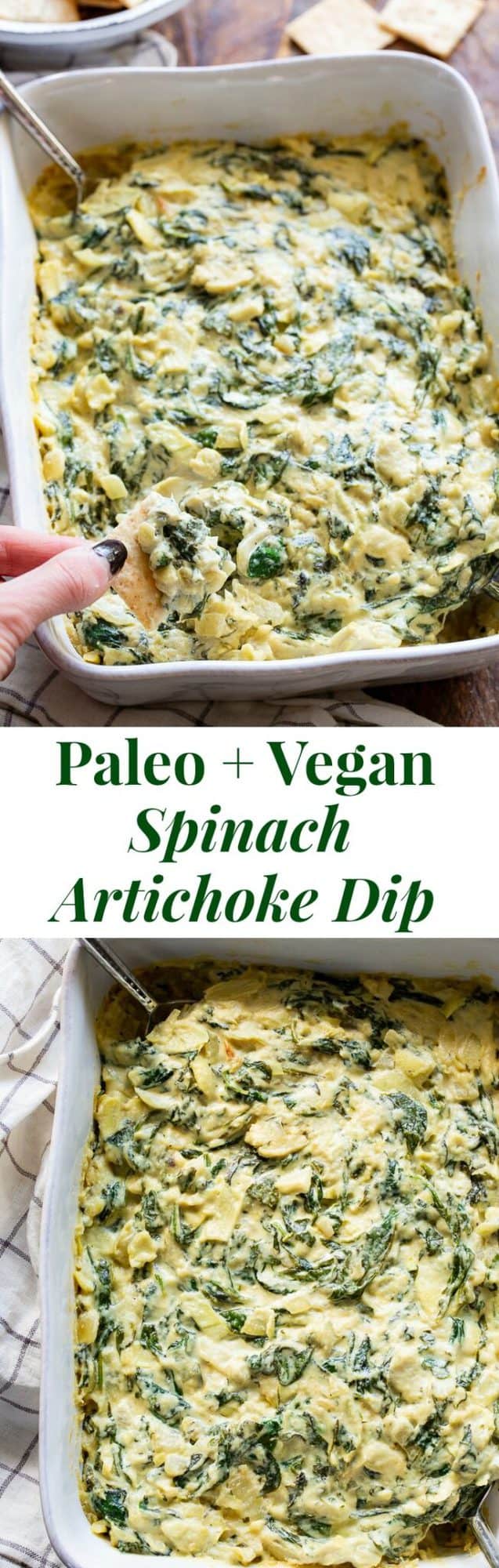 Spinach Artichoke Dip {Paleo, Vegan} The Paleo Running Momma