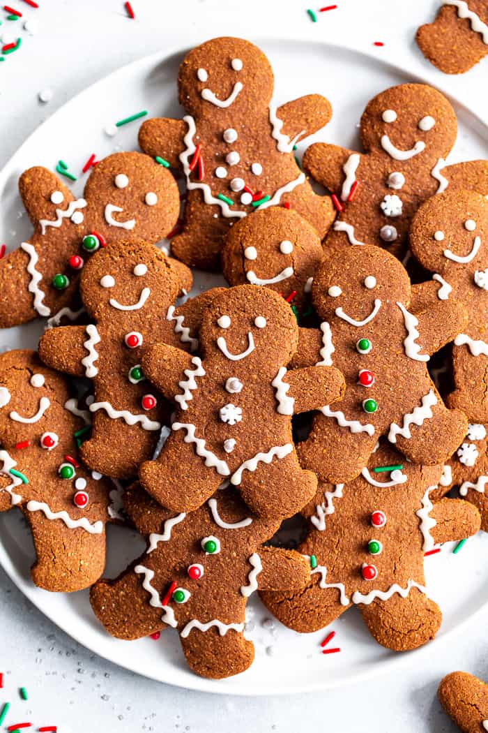 Cutout Paleo Gingerbread Cookies | The Paleo Running Momma