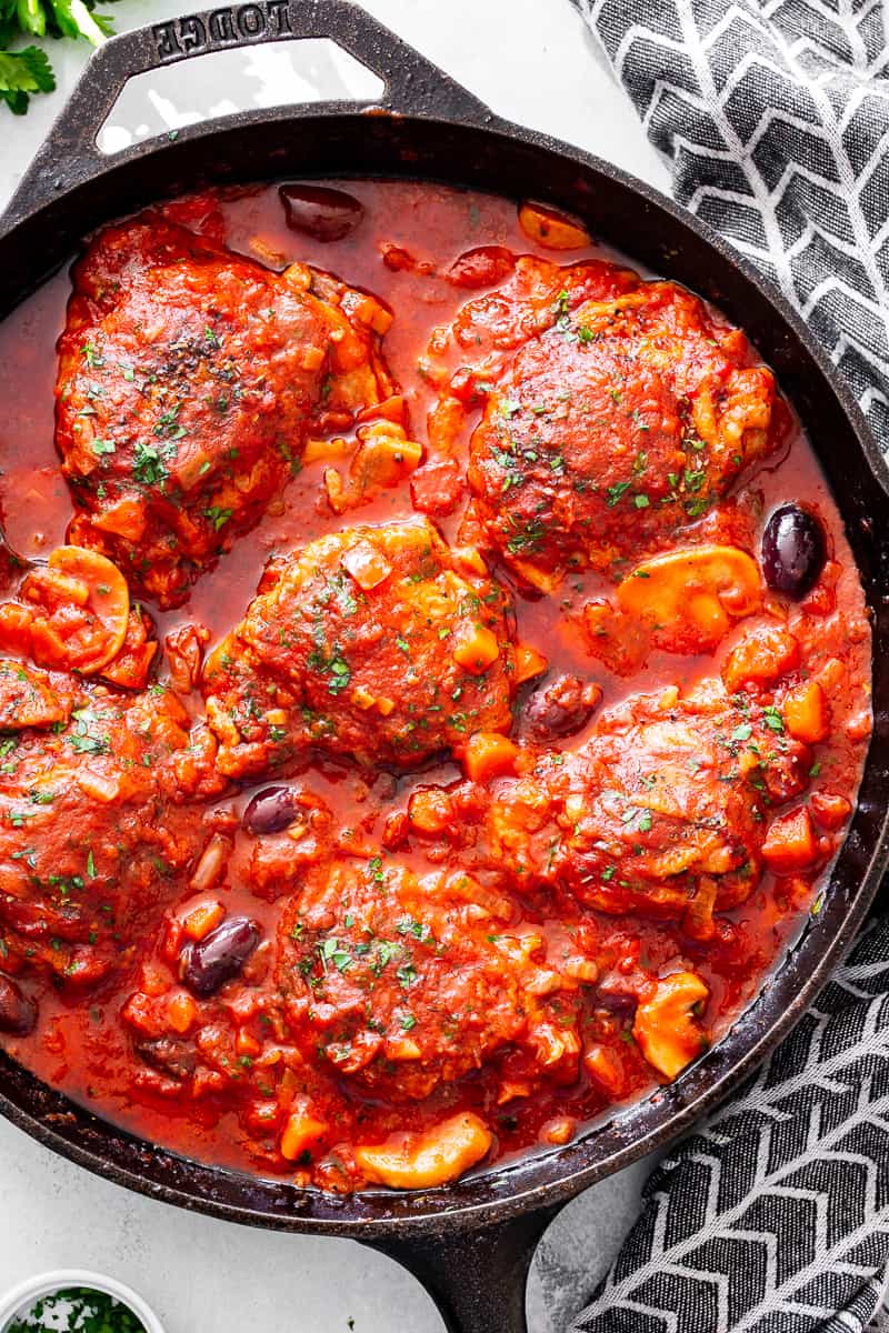 Chicken Cacciatore (Classic Italian Hunter-Style Chicken) Image