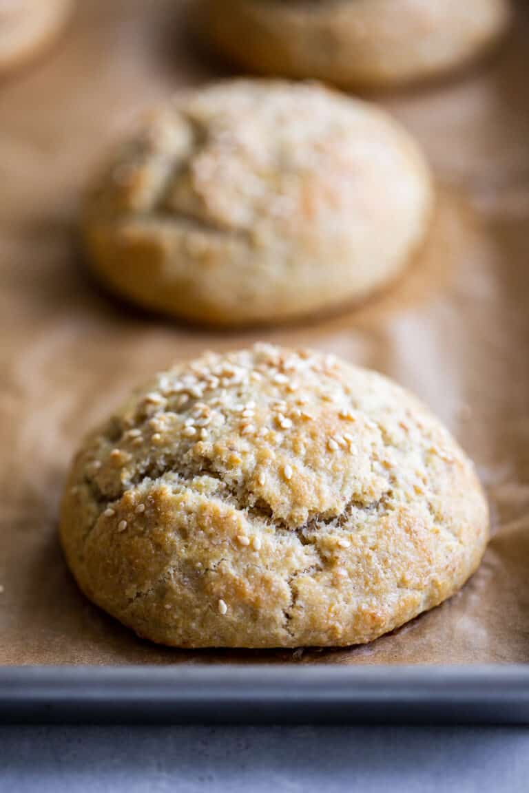 Best Paleo Hamburger Buns {One Bowl, Easy}