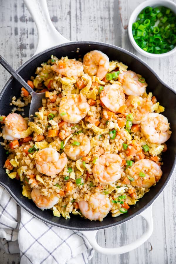 Cauliflower Shrimp Fried Rice 