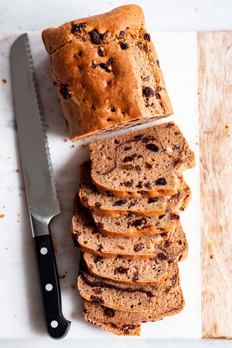 Cinnamon Raisin Bread {Paleo, GlutenFree, DairyFree}