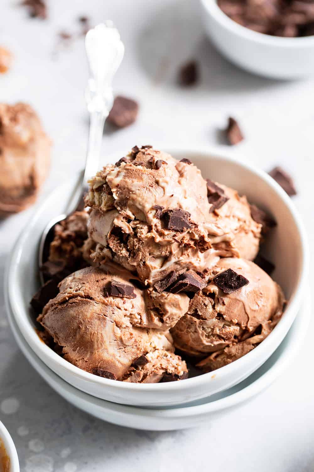 No Churn Chocolate Peanut Butter Ice Cream. - Half Baked Harvest