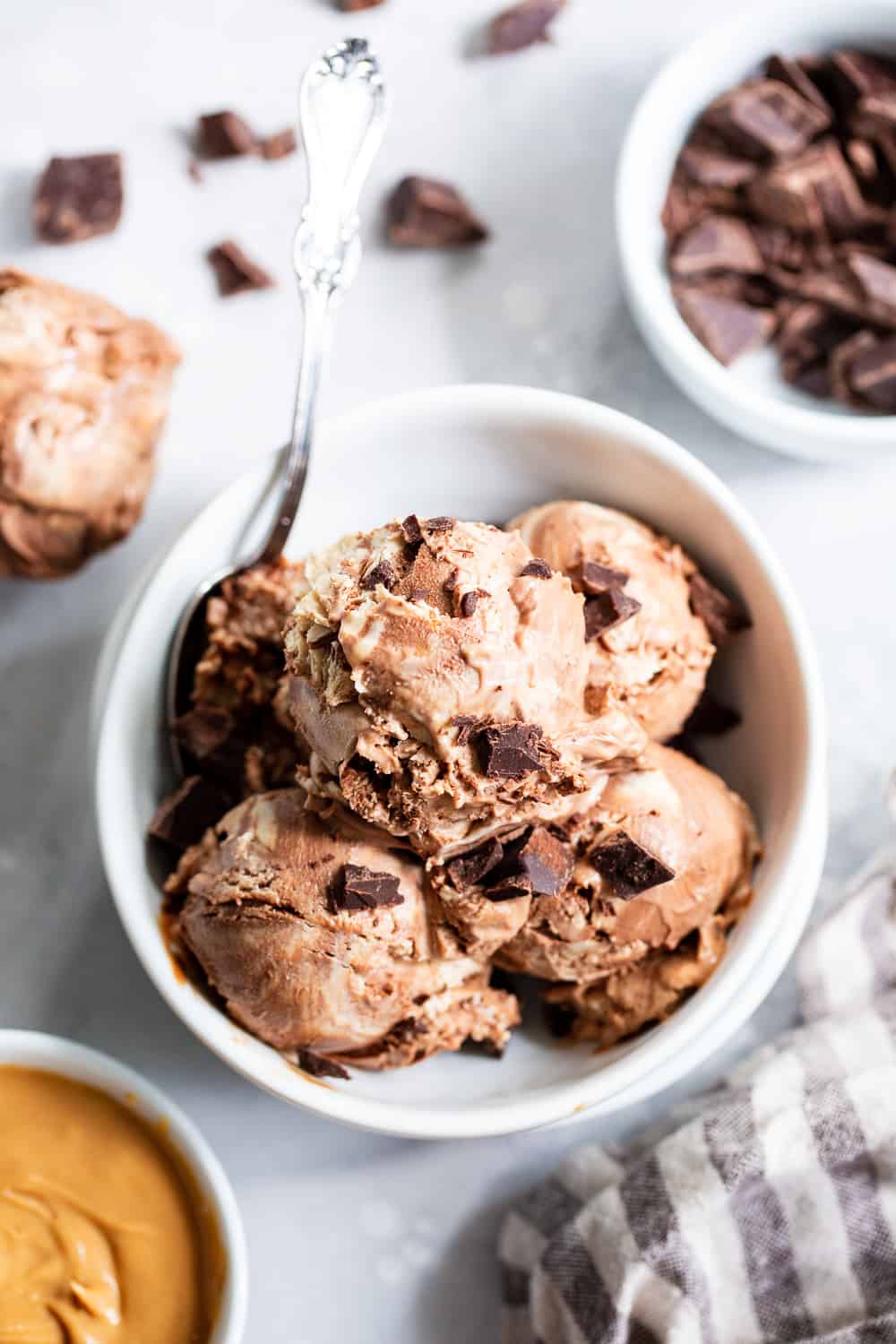 No-Churn Chocolate Ice Cream with No Ice Cream Maker - Much Butter