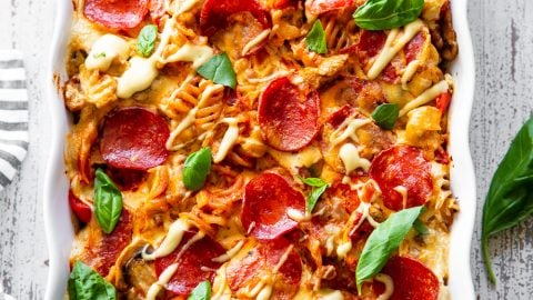 Paleo Pizza Casserole {Gluten Free, Dairy Free} %