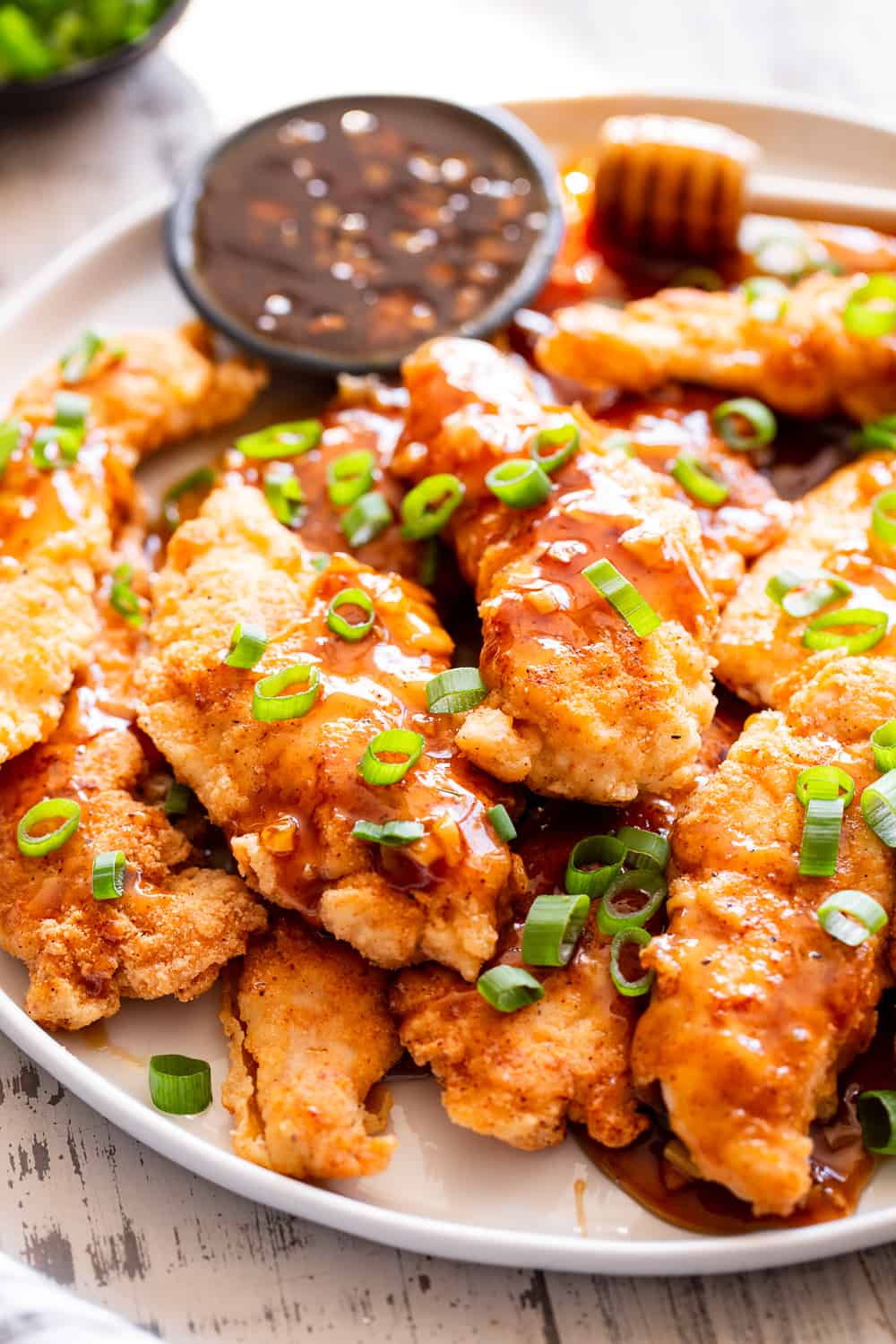 Honey Garlic Chicken Tenders {Paleo} - The Paleo Running Momma