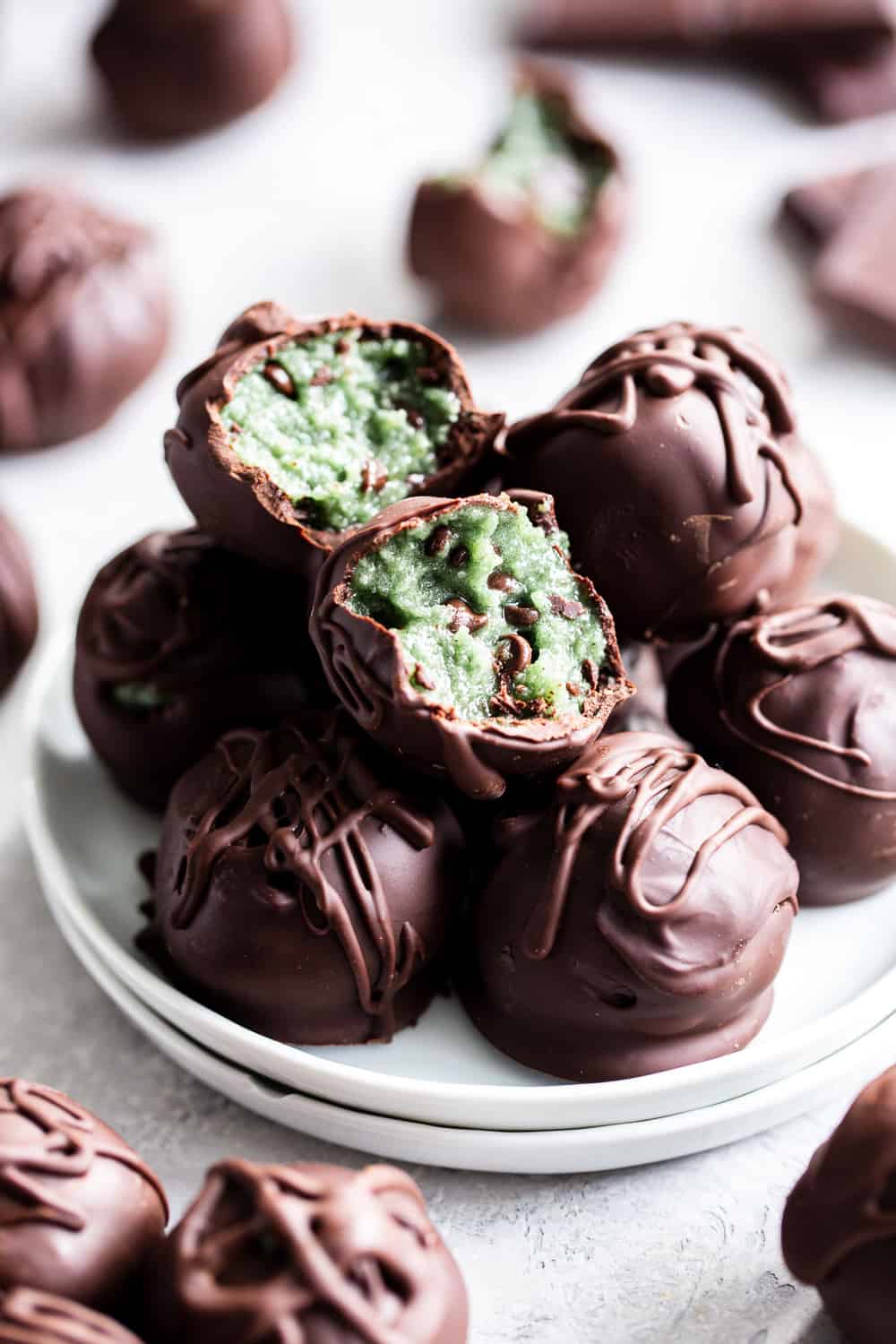 Mint Chocolate Chip Truffles Paleo Vegan The Paleo Running Momma