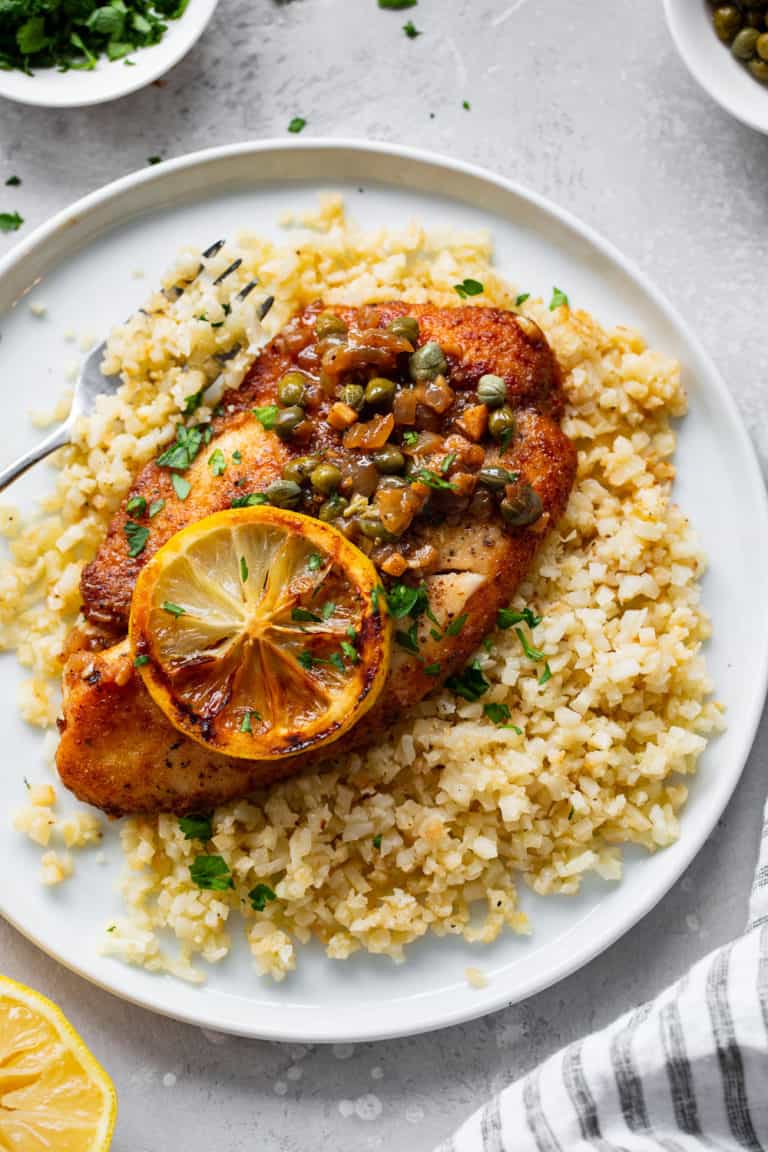Pajelo Fish Paleo Fish Piccata {Whole30, Keto} - The Paleo Running Momma