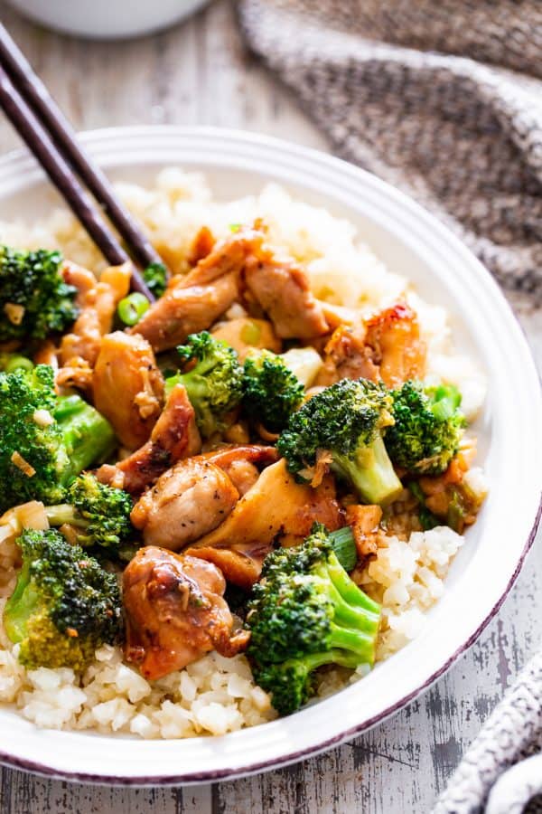 Paleo Chicken and Broccoli Stir Fry {Whole30, Keto}