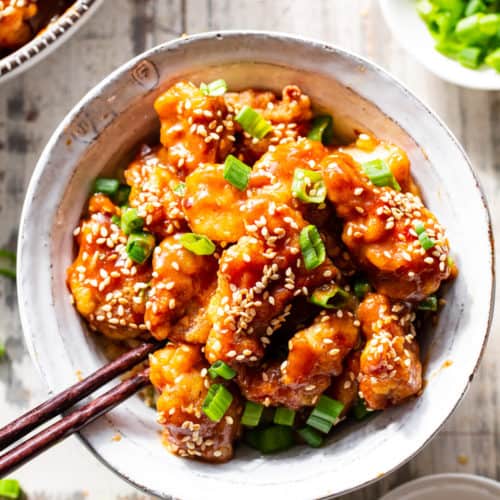 Healthy Sesame Chicken (Sticky, Easy, Better Than Takeout) - The