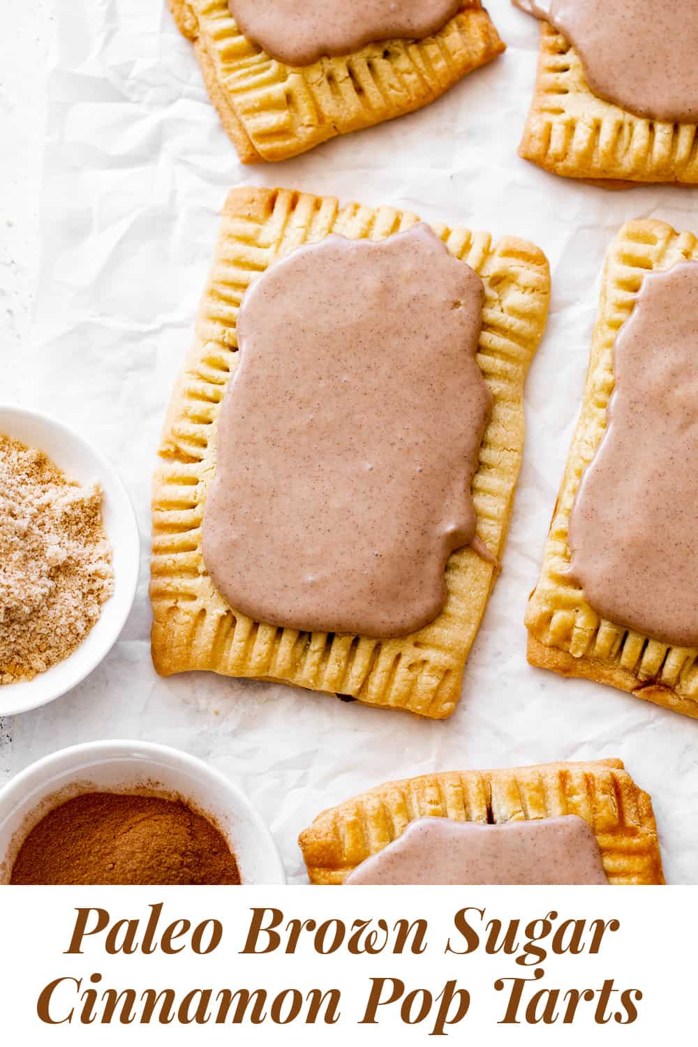 Homemade Brown Sugar Cinnamon Pop Tarts {Grain Free, Paleo}