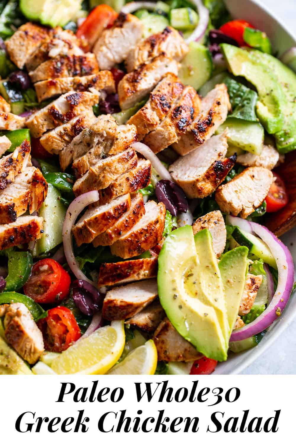 Greek Chicken Salad {Paleo, Whole30} The Paleo Running Momma