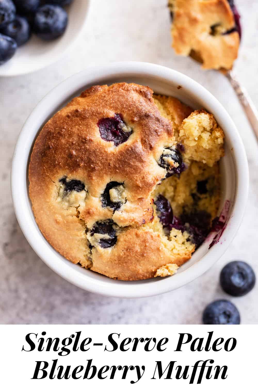 Blueberry Muffin in a Mug {Paleo} The Paleo Running Momma