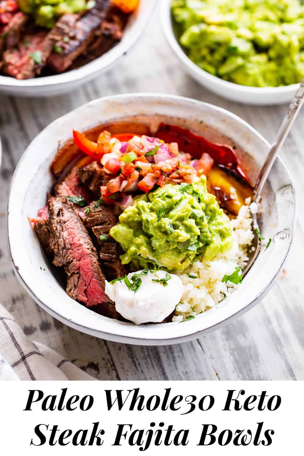 Steak Fajita Bowls {Whole30, Keto} The Paleo Running Momma
